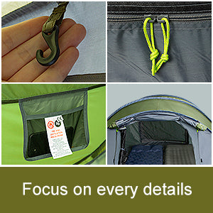 ⛺ Night Cat Pop-Up Tent for 2 ⚡ Instant Setup – Waterproof, Hassle-Free Shelter!