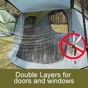 ⛺ Night Cat Pop-Up Tent for 2 ⚡ Instant Setup – Waterproof, Hassle-Free Shelter!