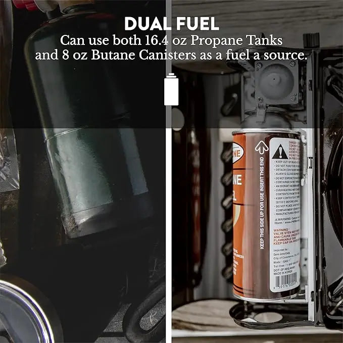 š„ Dual Fuel Camp Stove ā Propane/Butane Compatible š With Carrying Case ⢠Reliable Heat Anywhere