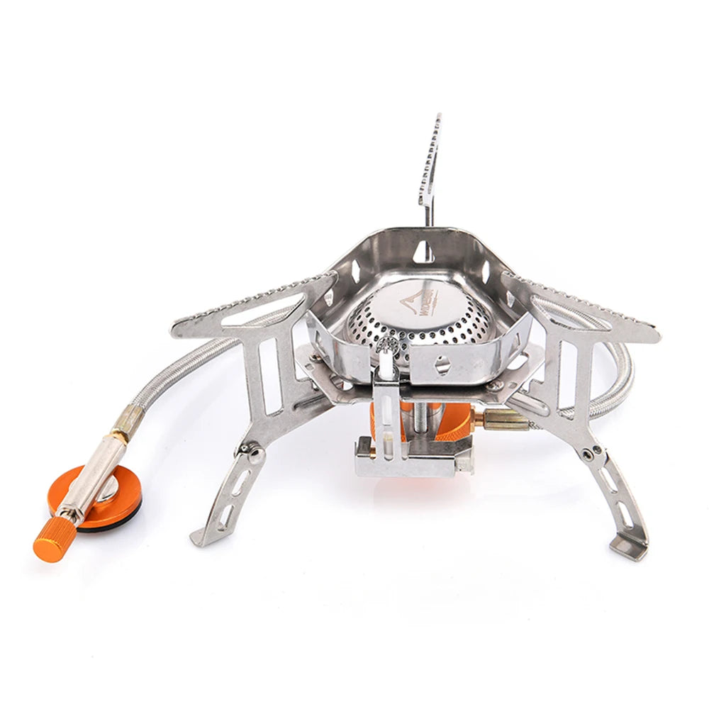 🔥 Widesea Windproof Gas Burner 💨 Rugged Flame Power for Camps, Treks & Survival