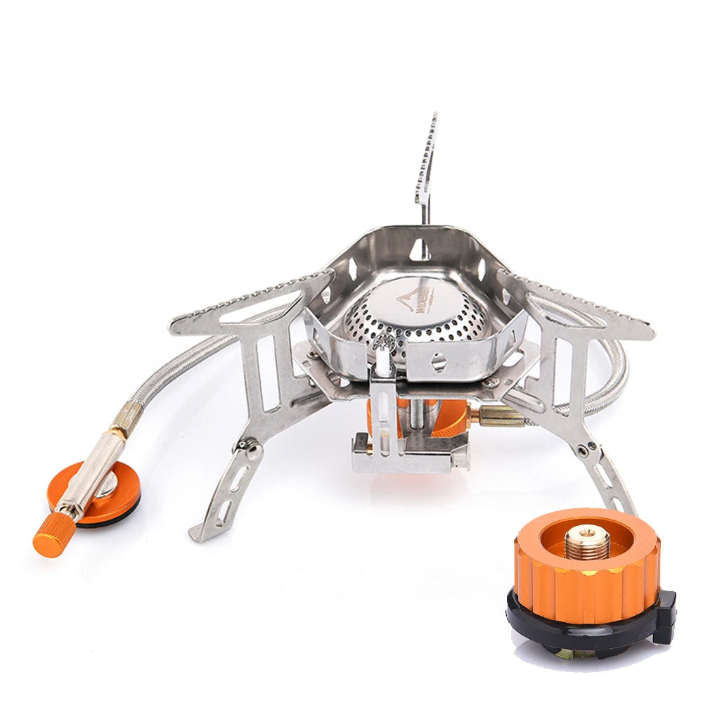 🔥 Widesea Windproof Gas Burner 💨 Rugged Flame Power for Camps, Treks & Survival