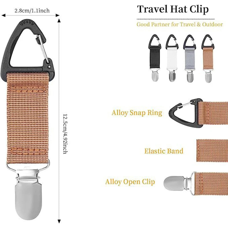 Hat Clip for Camping Traveling Hanging Clip