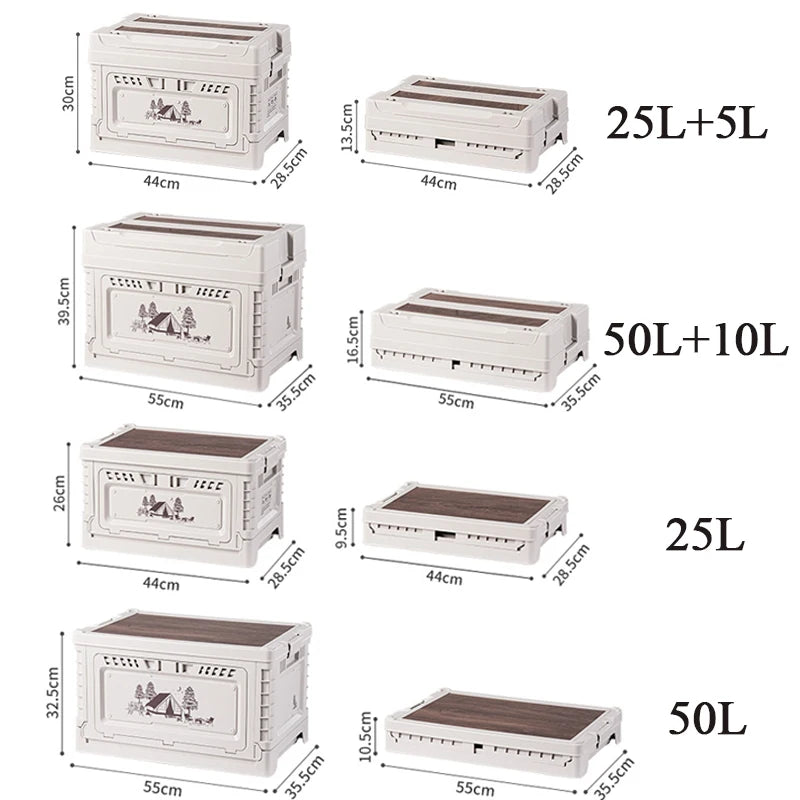 ๐ฆ Naturehike Folding Storage Box โ 25Lโ60L ๐งณ Stackable, Durable & Built for Adventure or Home