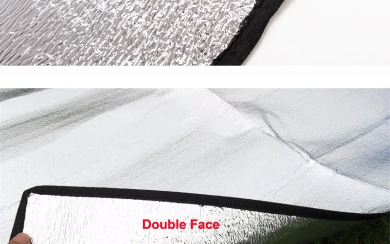 Thermal Camping Mat – Foam & Foil Insulation, Reflective Heat Sleeping Pad & Tent Footprint