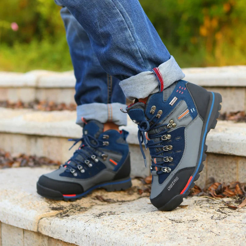 "Men's Hiking Shoes - Outdoor Climbing Sneakers, Casual Snow Boots"