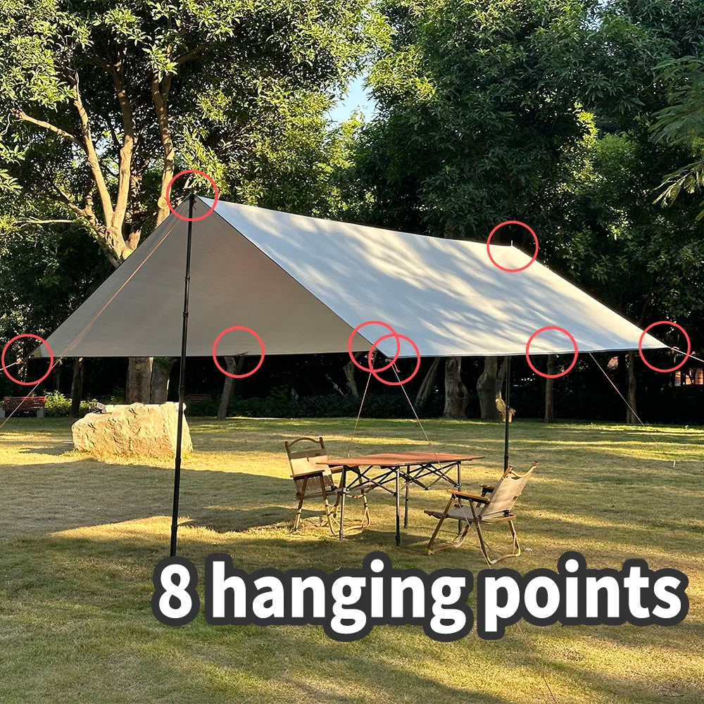 ⛱️ ULTRALIGHT CAMPING TARP & SUN SHELTER 🌊☀️