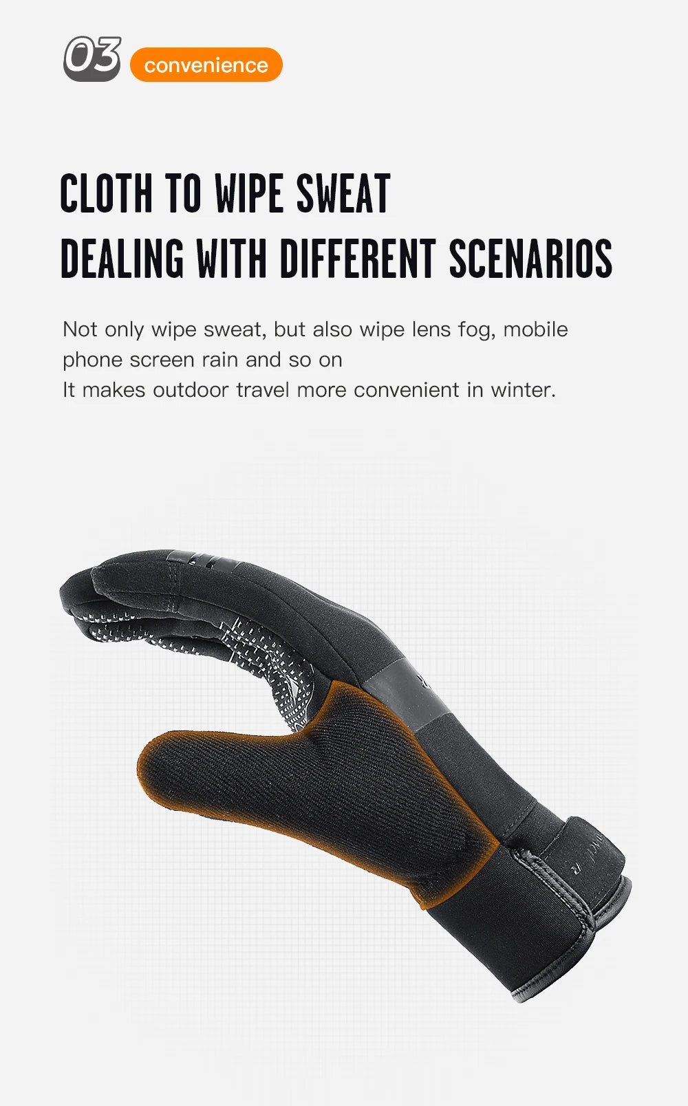 3M Winter Gloves - Waterproof, Warm, With Touchscreen capabilities for Cycling, Skiing, and The Outdoor enthusiast