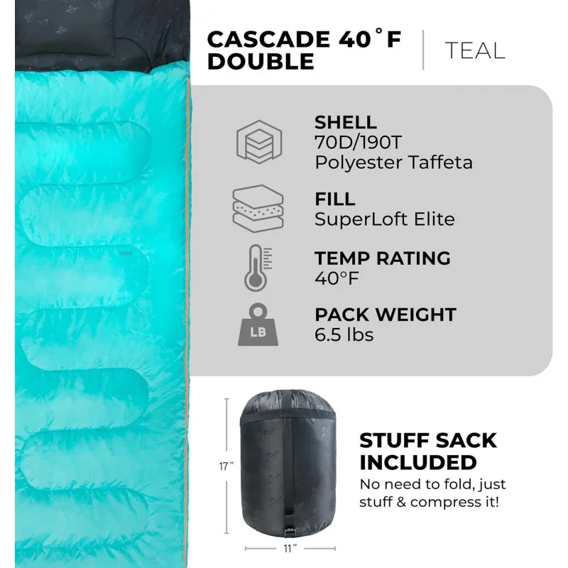 Cascade Double Sleeping Bag