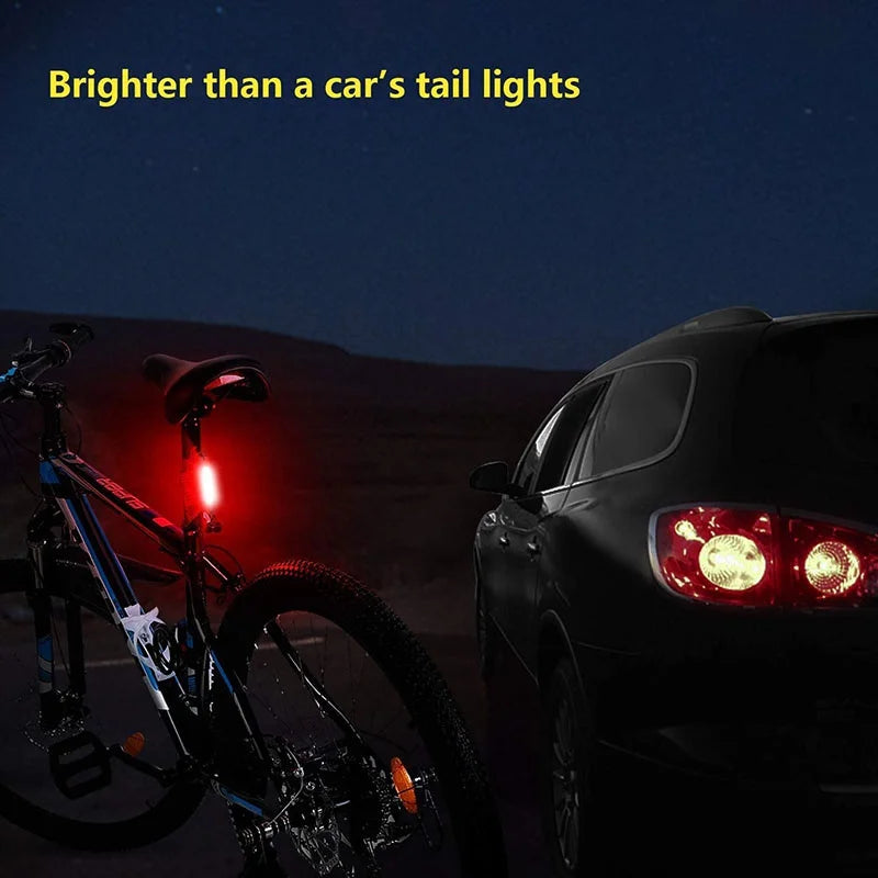 USB Rechargeable Waterproof LED Bike Taillight