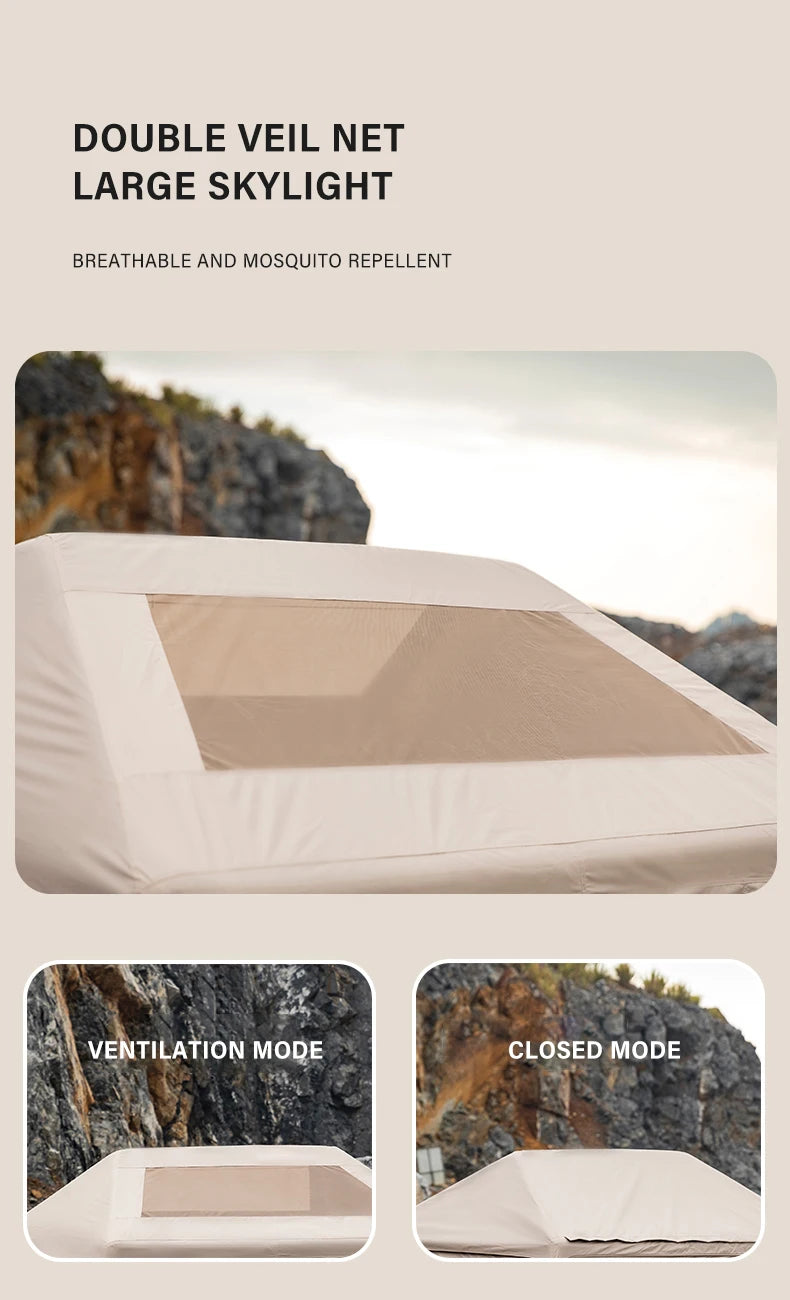 โบ 3โ4 Person Pop-Up Family Tent ๐ Waterproof โข Anti-UV โข Fast Setup for Beach or Camp