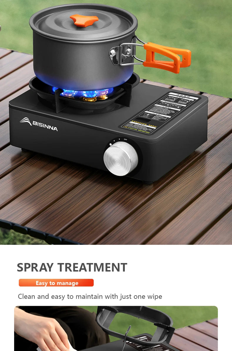 🔥 Tough Flame for Wild Places 5800W BISINNA Camp Stove – Built to Perform Anywhere