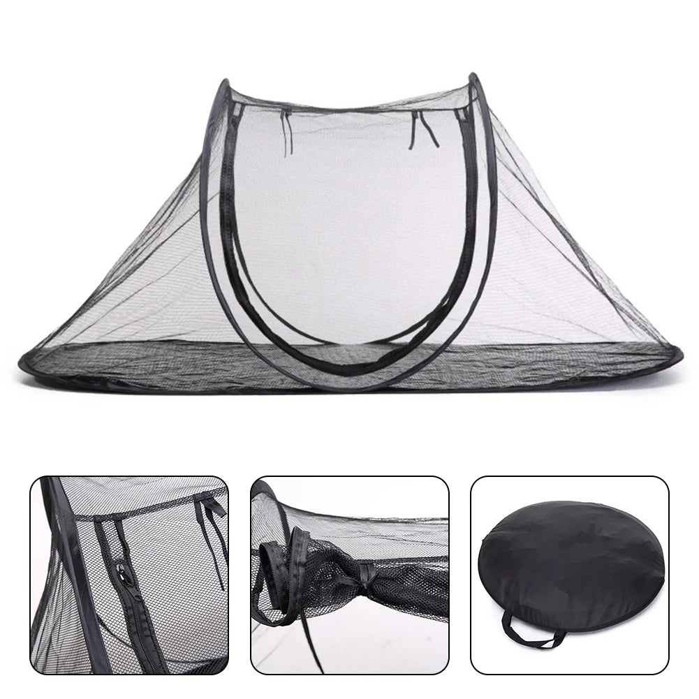 Enclosure Tent for your fur baby / Pet Tent 1 Pc w/ Black Detachable Mesh Cloth