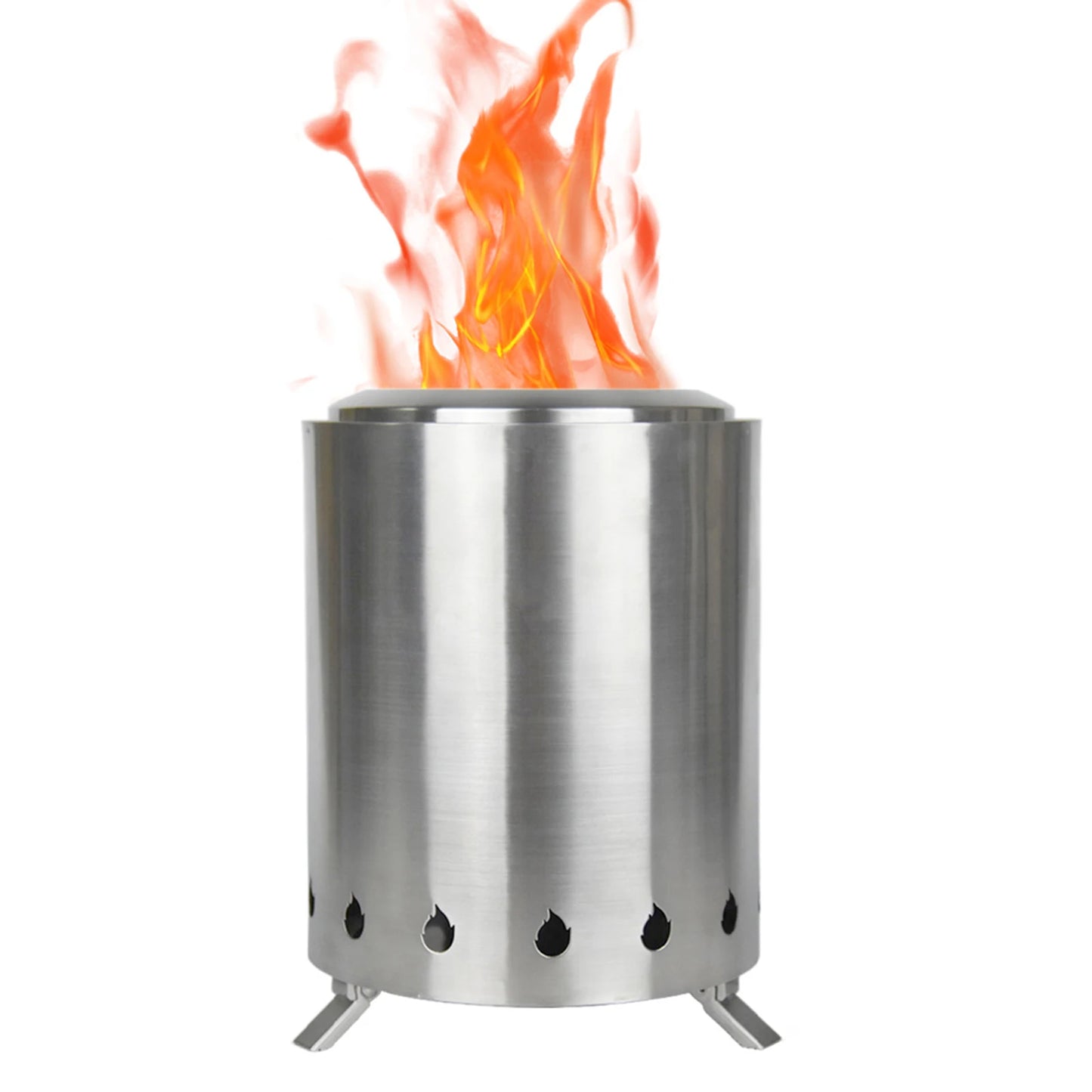 "Multi-Fuel Smokeless Wood Stove β Compact, Portable & Ready for Adventure!"