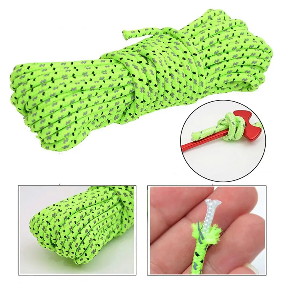Reflective Tent Nylon Line Cord Rope