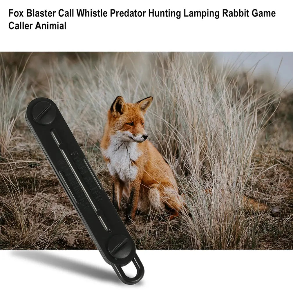Black Outdoor Fox Down Blaster Call whistle