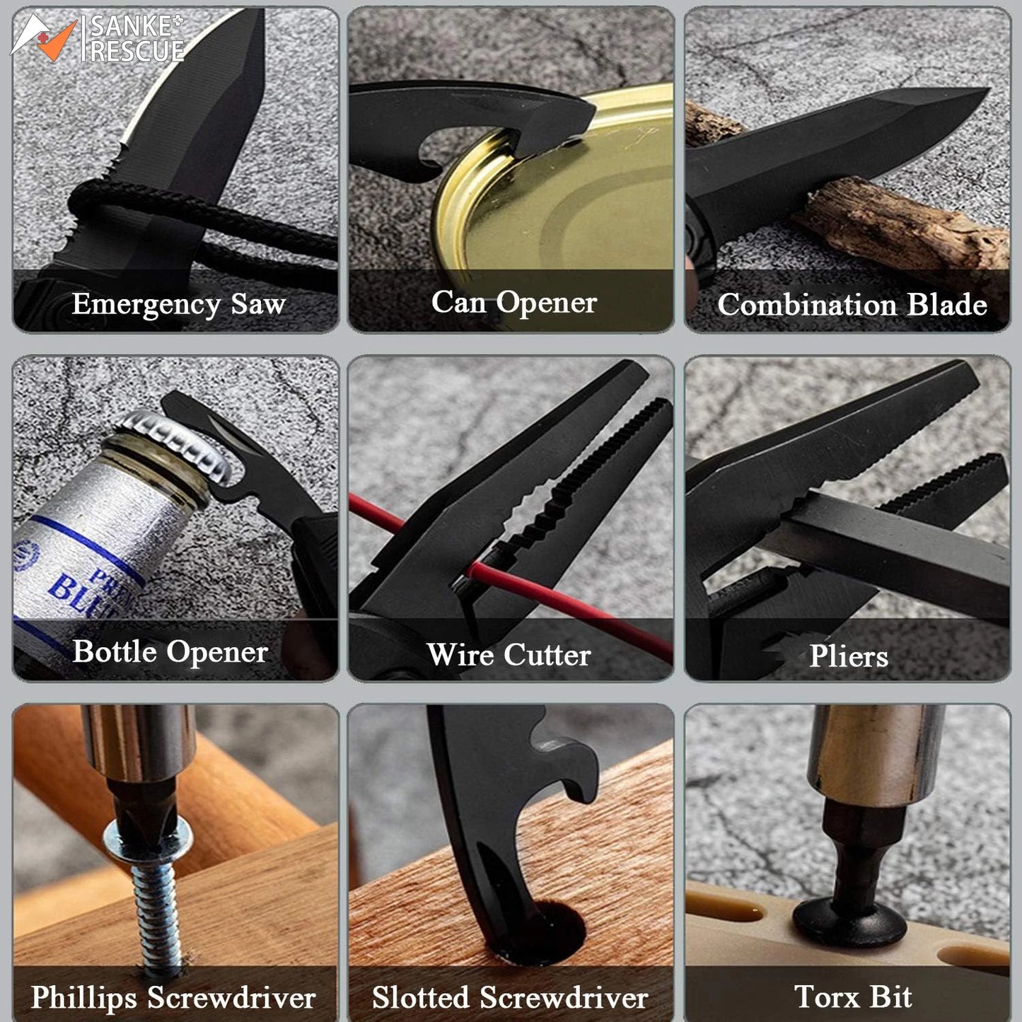 Ultimate Folding Knife & Pliers: Multi-Tool for Outdoor Adventures & Everyday Survival