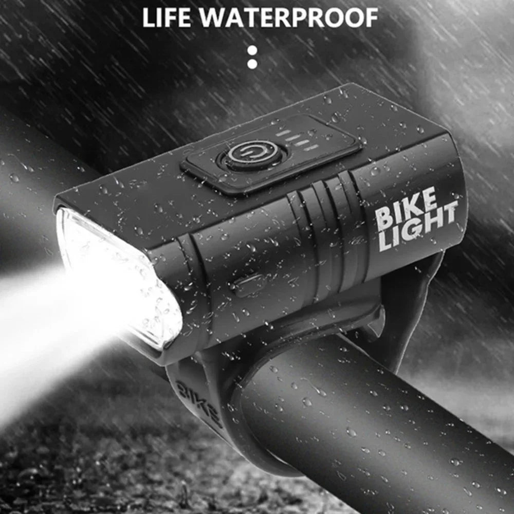 Bright Bicycle Rechargeable Light T6 Front LED