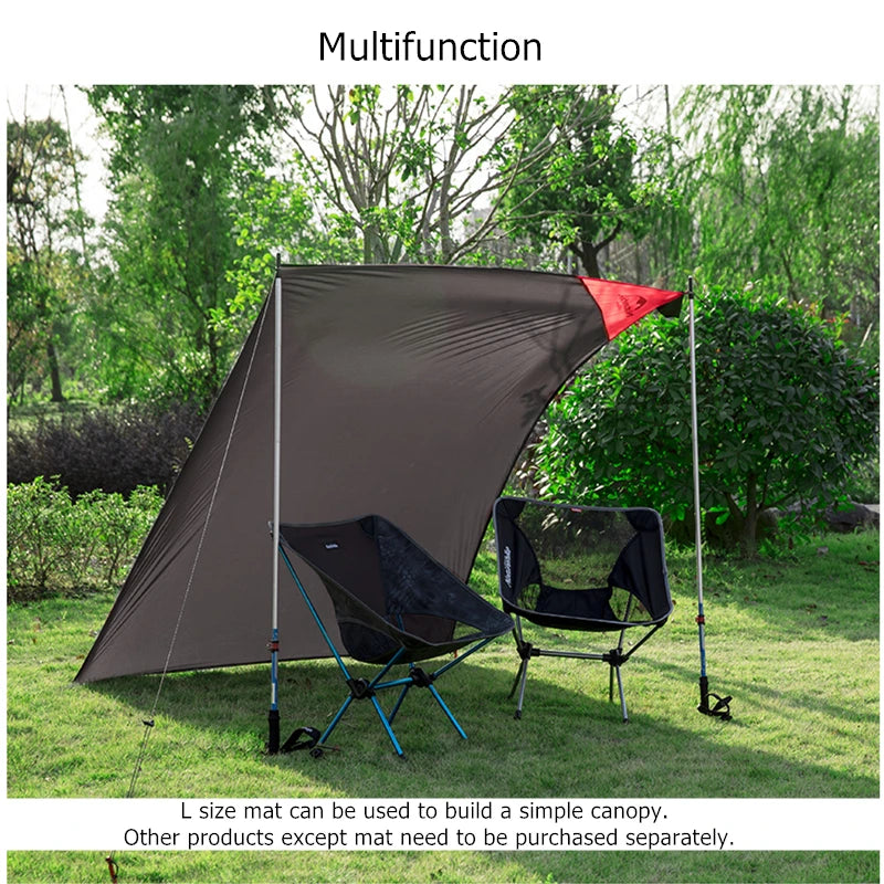 NatureHike Waterproof Foldable Camping Mat | Moisture-Proof Picnic Pad with Aluminum Foil & EVA for Outdoor Adventures