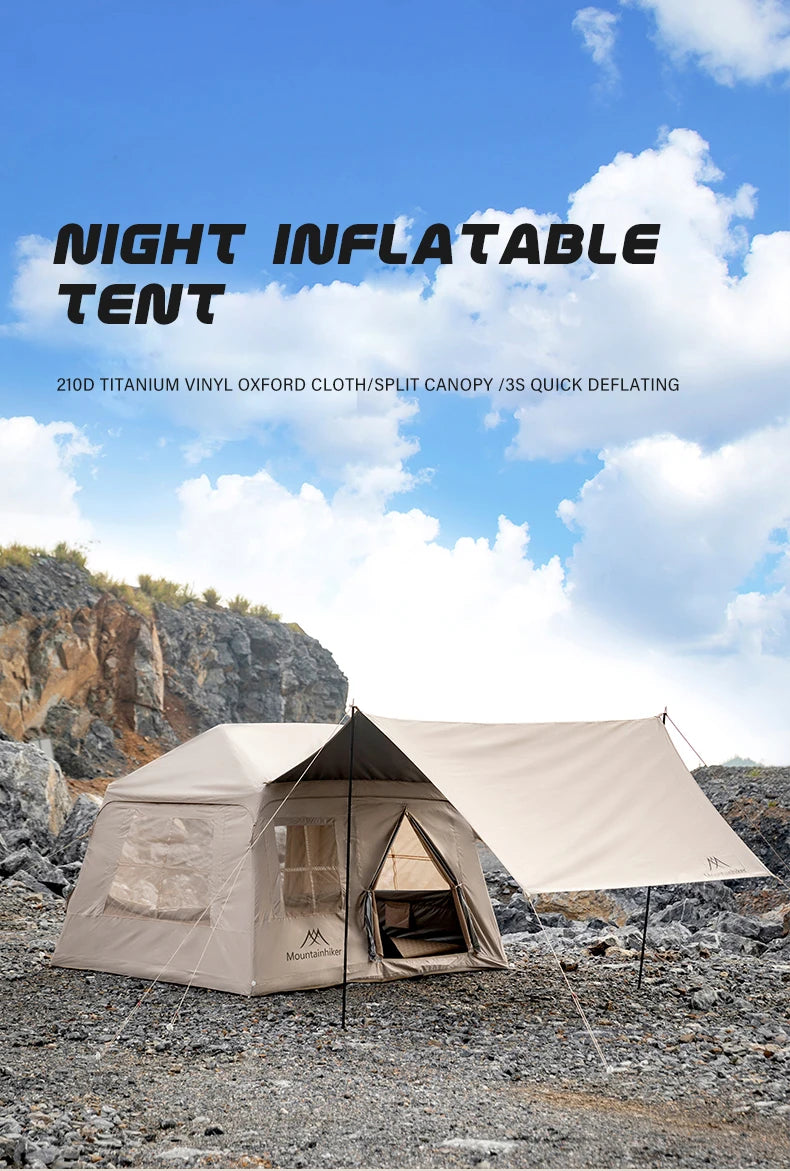 โบ 3โ4 Person Pop-Up Family Tent ๐ Waterproof โข Anti-UV โข Fast Setup for Beach or Camp