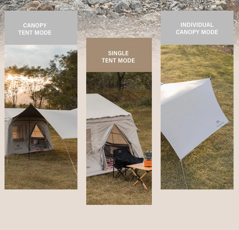 โบ 3โ4 Person Pop-Up Family Tent ๐ Waterproof โข Anti-UV โข Fast Setup for Beach or Camp