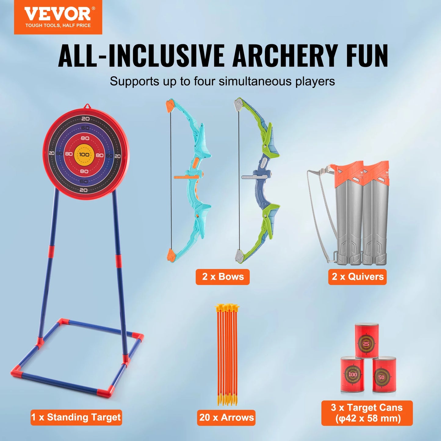 🏹 KIDS ARCHERY BOW & ARROW SET – OUTDOOR FUN 🎯