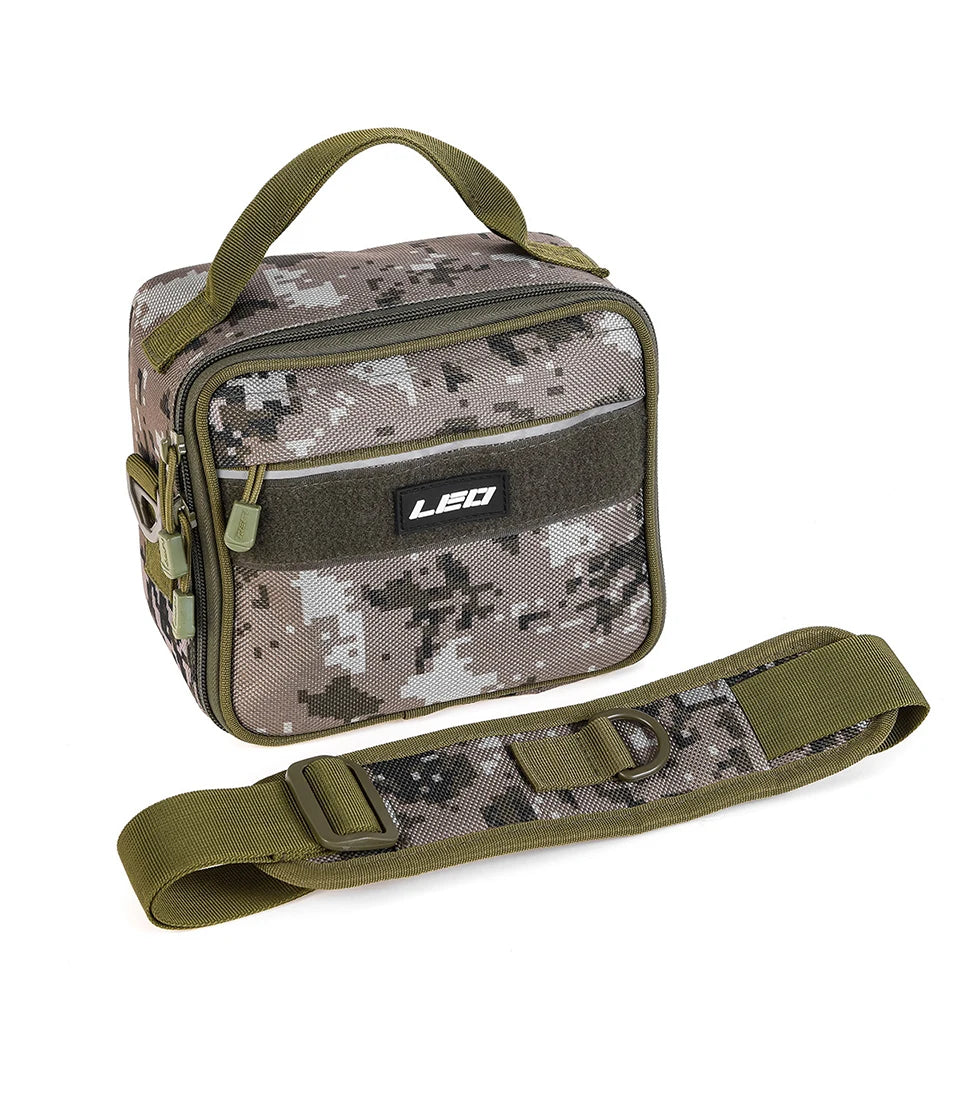 "Multi-Function Fishing Bag – Shoulder, Crossbody, or Waist Pack | Water-Resistant, Lightweight, and Spacious with Adjustable Strap | Large & Mini Sizes"