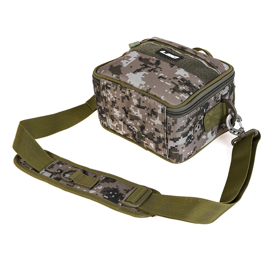 "Multi-Function Fishing Bag – Shoulder, Crossbody, or Waist Pack | Water-Resistant, Lightweight, and Spacious with Adjustable Strap | Large & Mini Sizes"
