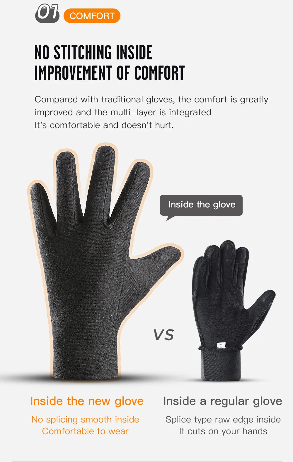 3M Winter Gloves - Waterproof, Warm, With Touchscreen capabilities for Cycling, Skiing, and The Outdoor enthusiast
