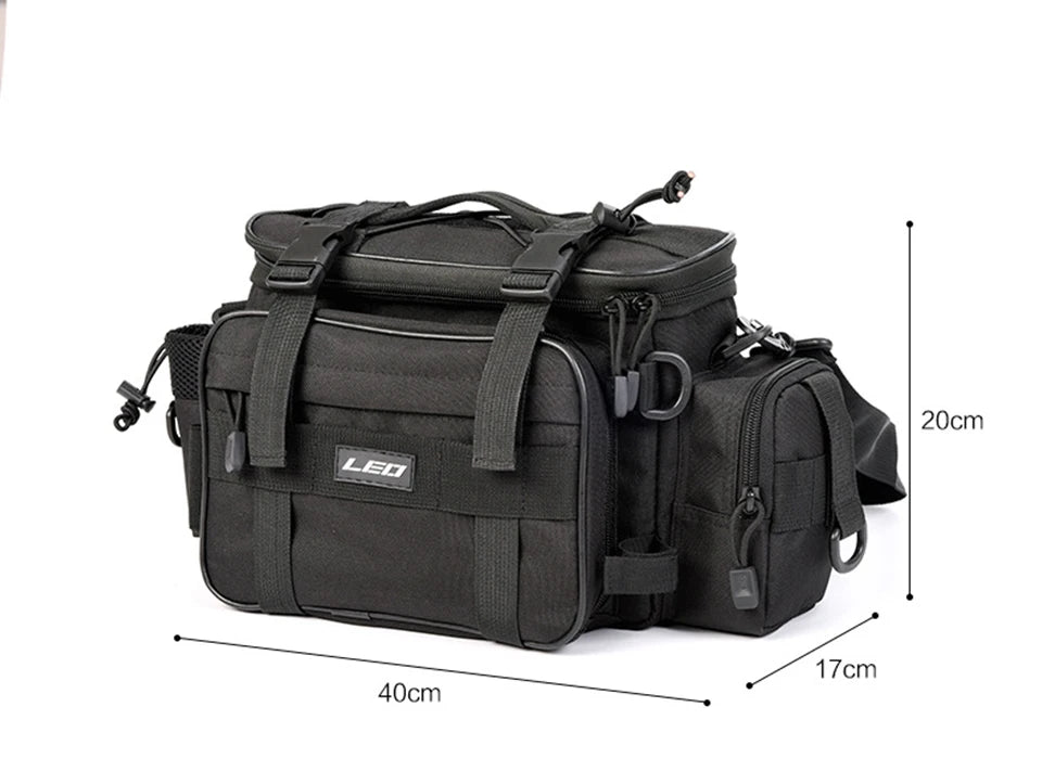 "Multi-Function Fishing Bag – Shoulder, Crossbody, or Waist Pack | Water-Resistant, Lightweight, and Spacious with Adjustable Strap | Large & Mini Sizes"