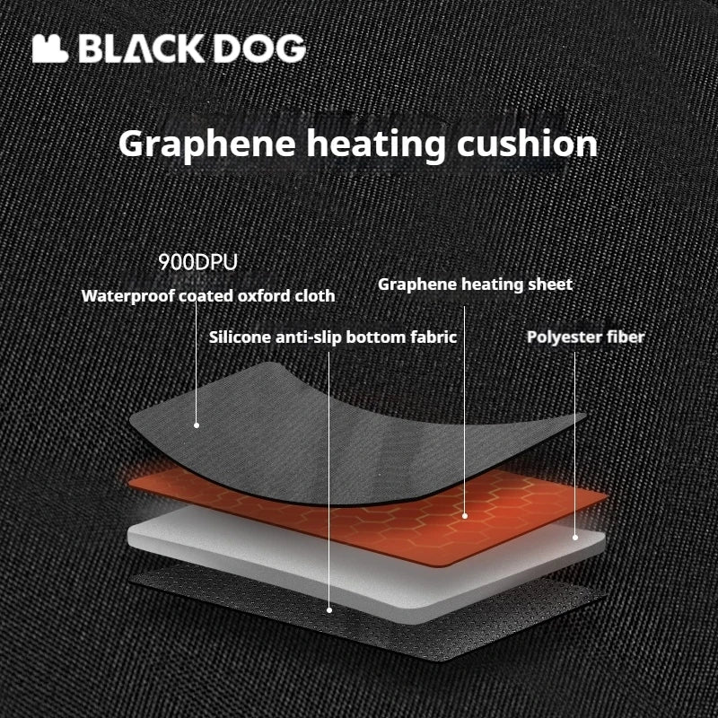 : 🔥 Naturehike BLACKDOG Heated Comfort Seat 💪 Rugged Warmth, Anywhere You Sit