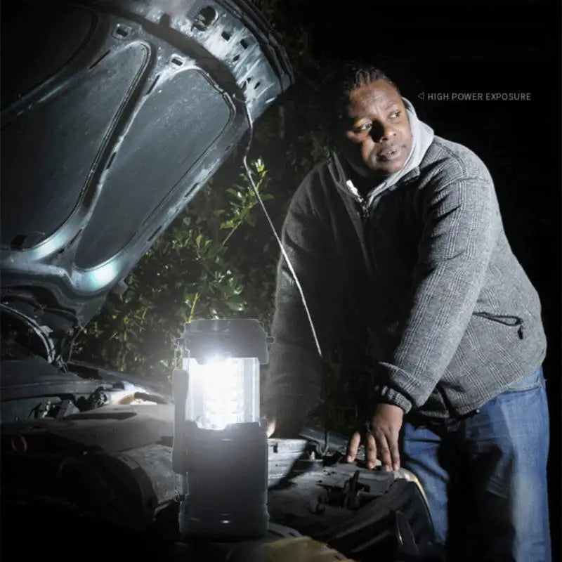 š¦ Waterproof LED Camping Lantern š Telescopic Torch ⢠Battery Powered ⢠Ready for Anything