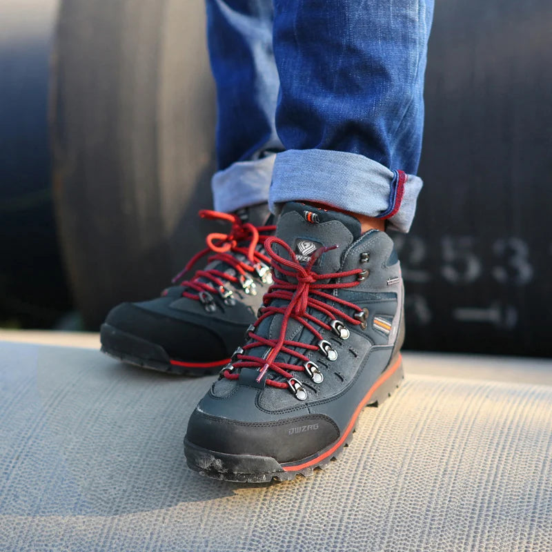 "Men's Hiking Shoes - Outdoor Climbing Sneakers, Casual Snow Boots"