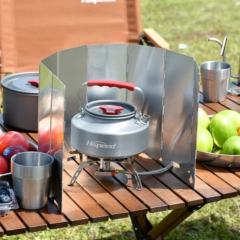 Foldable Aluminum Outdoor Stove Wind Shield
