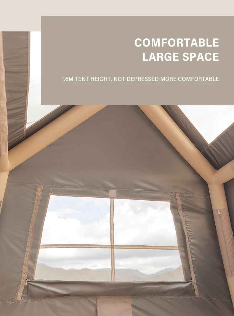 โบ 3โ4 Person Pop-Up Family Tent ๐ Waterproof โข Anti-UV โข Fast Setup for Beach or Camp
