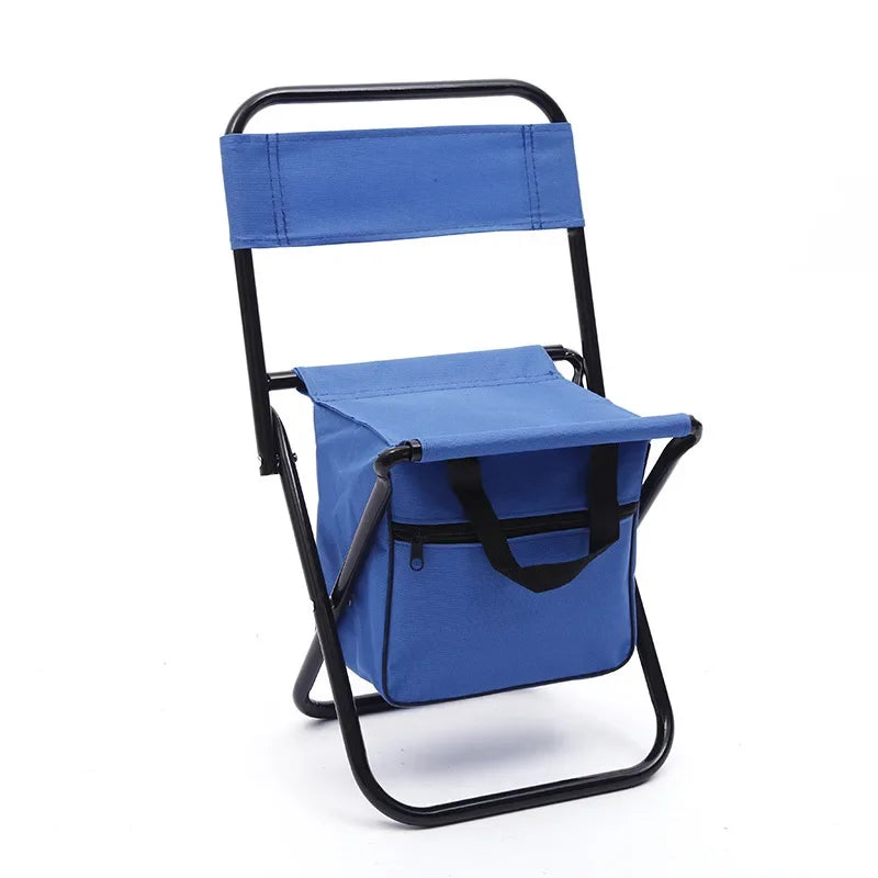🎣 FISHING STOOL FOLDING CHAIR – COOLER SEAT & BACKREST 🪑