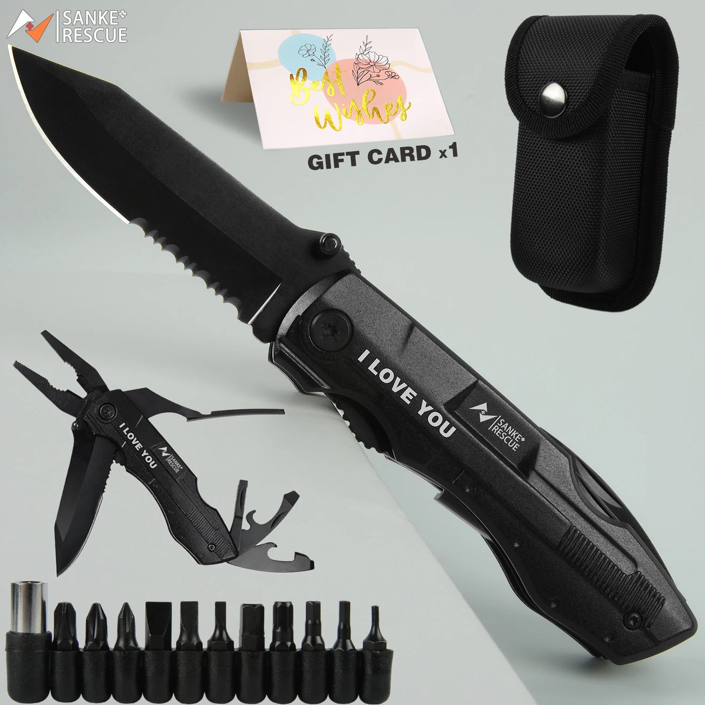 Ultimate Folding Knife & Pliers: Multi-Tool for Outdoor Adventures & Everyday Survival