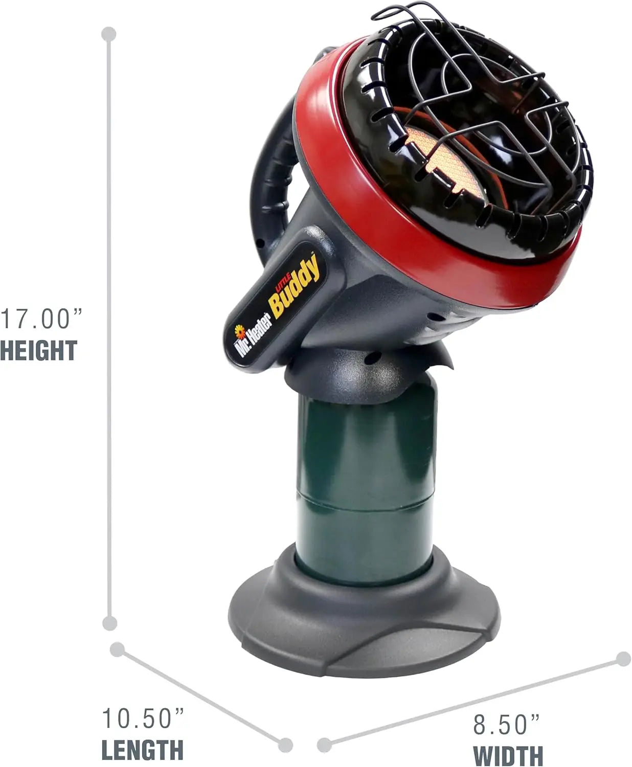 🔥 PORTABLE 3800 BTU PROPANE HEATER – SAFE, COMPACT POWER 🔥