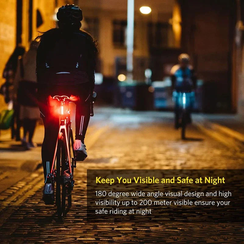 USB Rechargeable Waterproof LED Bike Taillight