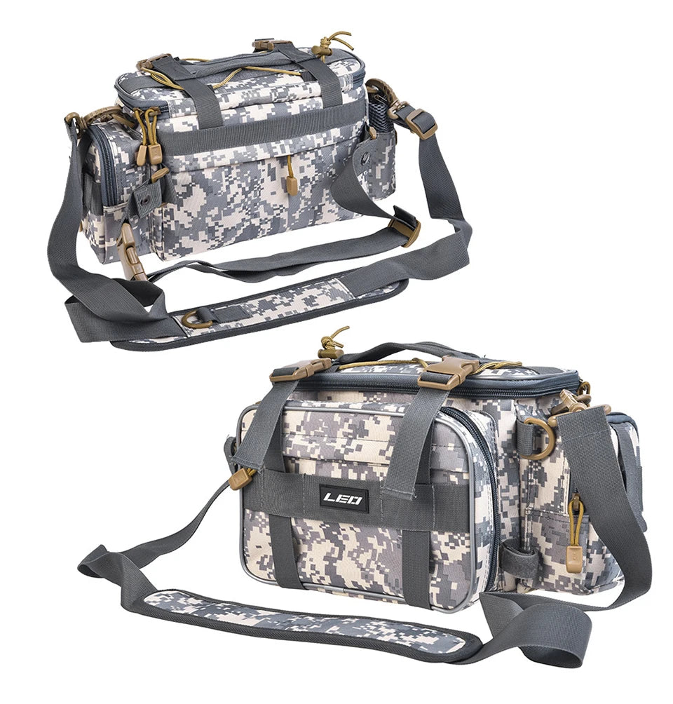 "Multi-Function Fishing Bag – Shoulder, Crossbody, or Waist Pack | Water-Resistant, Lightweight, and Spacious with Adjustable Strap | Large & Mini Sizes"