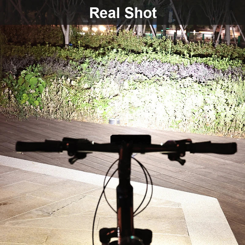 TouCloud Bike Light – Ultra Bright & USB Rechargeable! 3/5 LED Headlamp 🔦 | 8000mAh Power 💥 | Road + MTB Ready 🚴