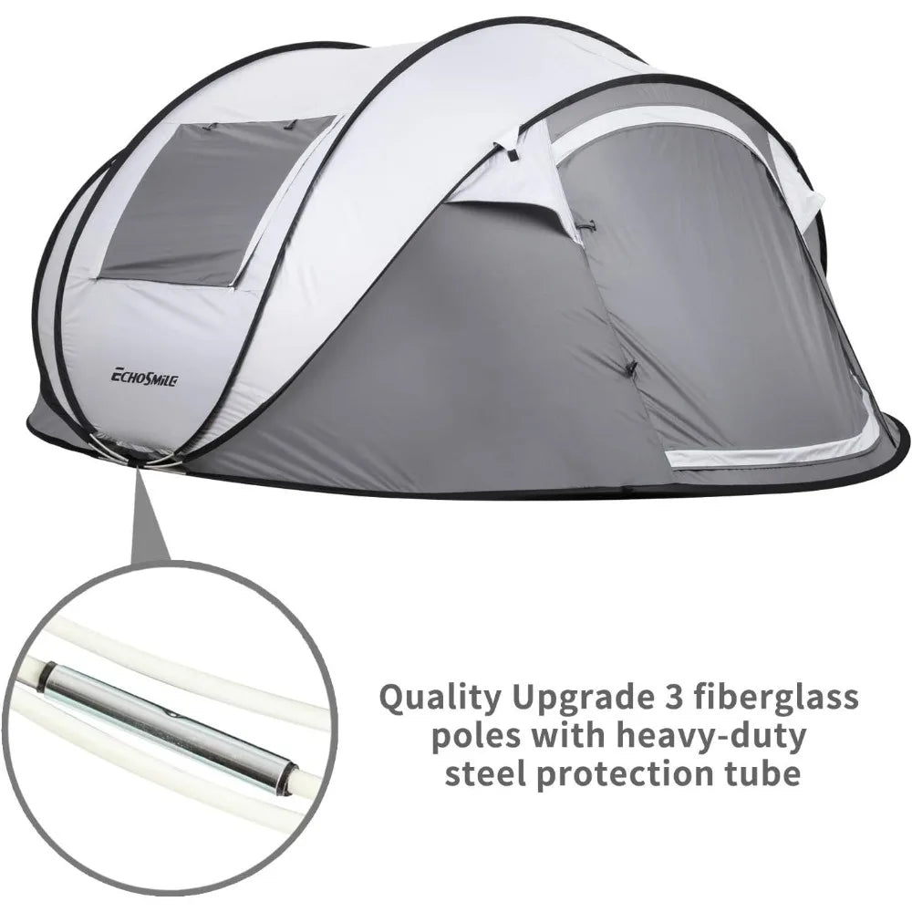 āŗ INSTANT POP-UP TENT (2ā10 PERSON) š¦ Water-Resistant ⢠Easy Setup ⢠Portable Dome Style