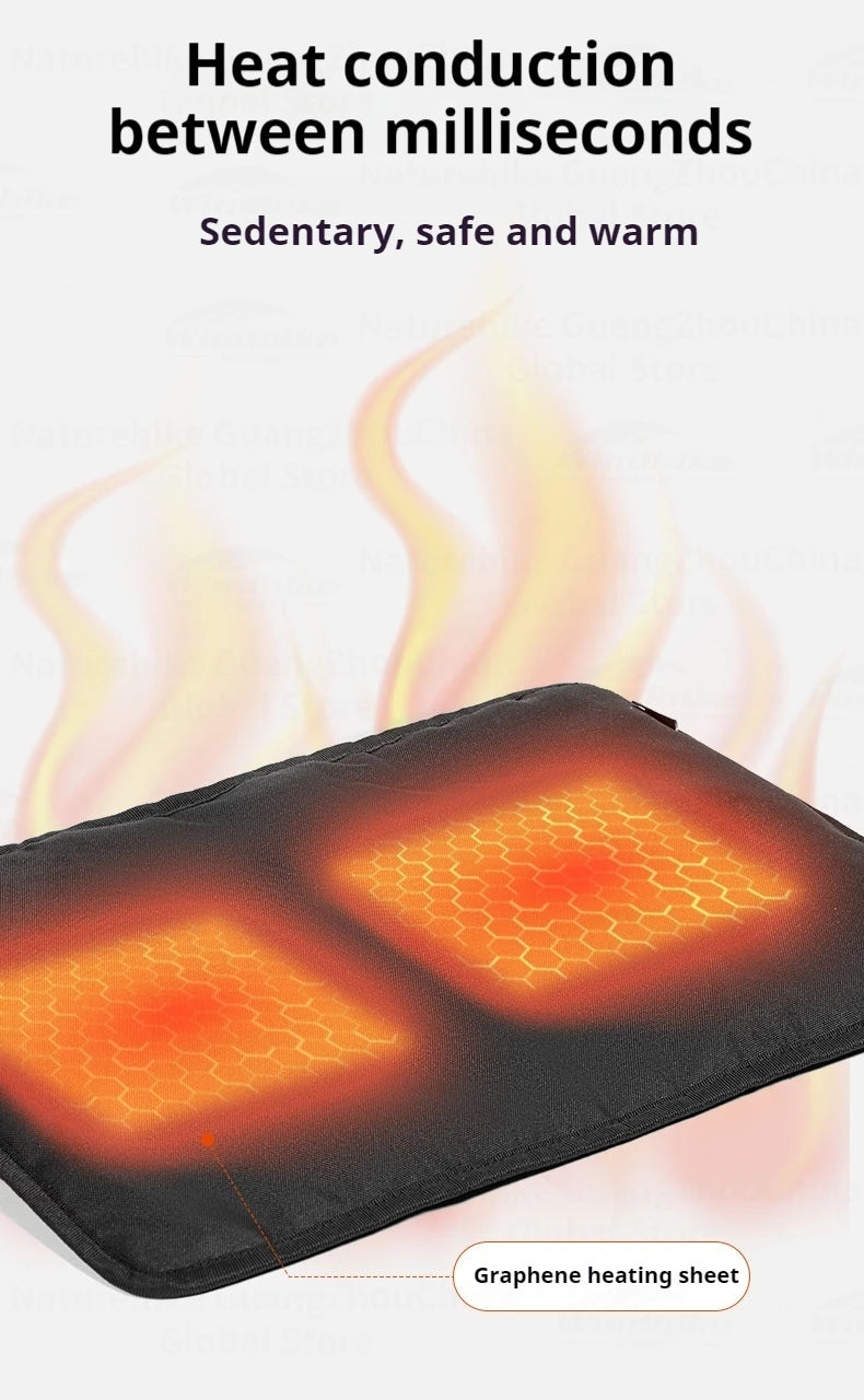 : 🔥 Naturehike BLACKDOG Heated Comfort Seat 💪 Rugged Warmth, Anywhere You Sit