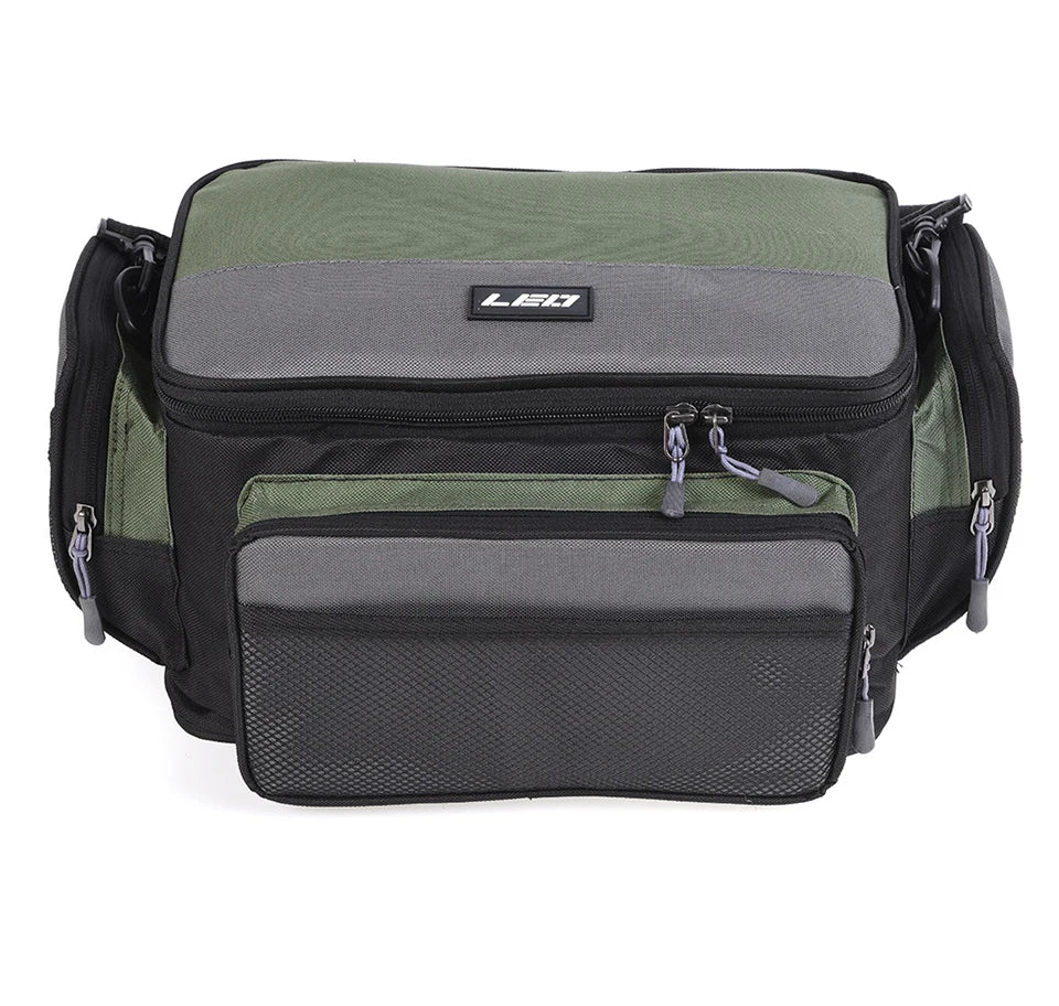 "Multi-Function Fishing Bag – Shoulder, Crossbody, or Waist Pack | Water-Resistant, Lightweight, and Spacious with Adjustable Strap | Large & Mini Sizes"