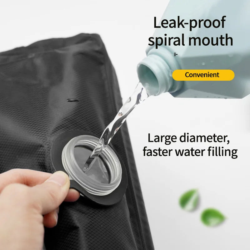 Sun-Powered Camp Shower โ 20/40L Portable Splash & Spray Bag with Easy-Flow Head ๐๐ฟ