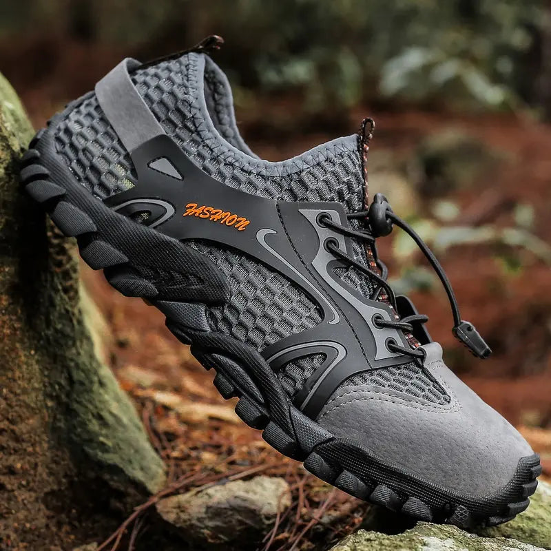 🥾 FAST OUTDOOR MEN'S WINTER SHOES ❄️🏞️ Anti-Slip, Wear-Resistant Hiking & Trekking Sneakers – Built for Cold Weather & Rugged Trails!