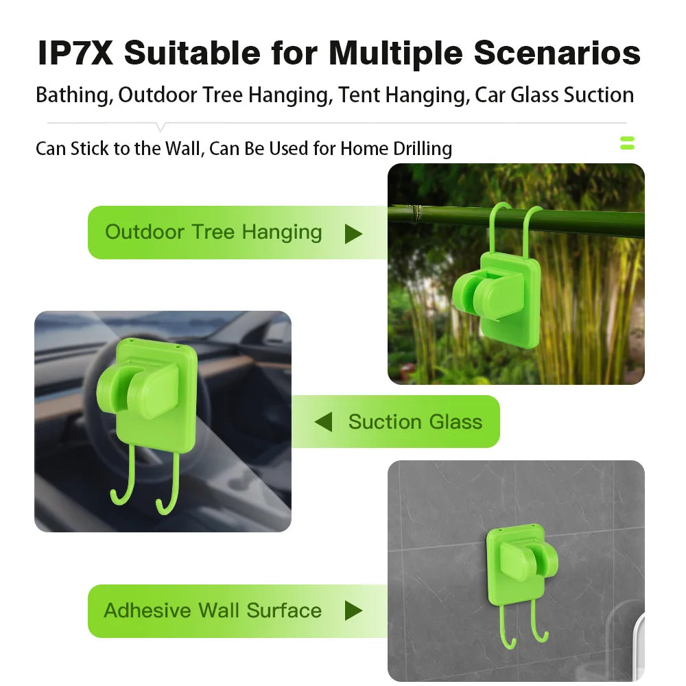๐ฟ Smart Camping Shower Kit โ 6000mAh Power ๐ Digital Display โข Adjustable Flow โข Outdoor Ready