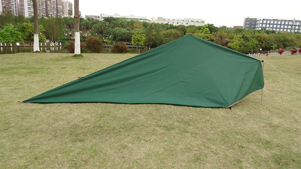 Waterproof Tactical Tent Tarp - 19 Hang Points, Lightweight Camping Sun Shelter