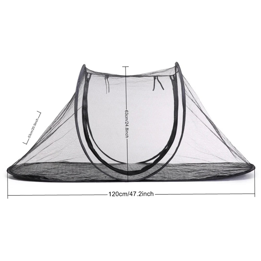 Enclosure Tent for your fur baby / Pet Tent 1 Pc w/ Black Detachable Mesh Cloth