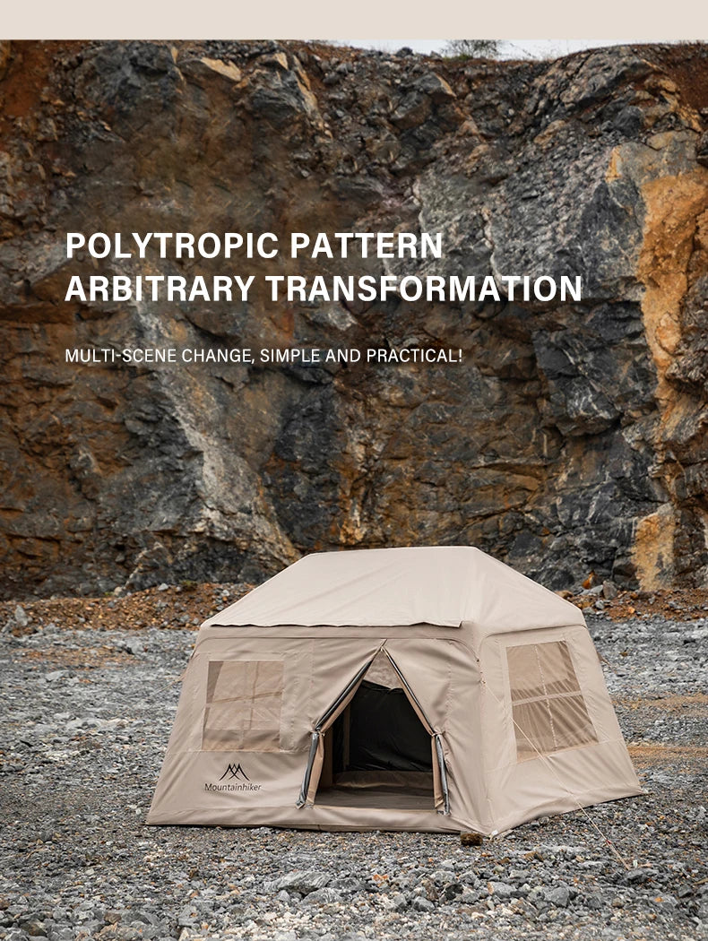 โบ 3โ4 Person Pop-Up Family Tent ๐ Waterproof โข Anti-UV โข Fast Setup for Beach or Camp