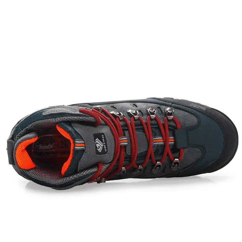 "Men's Hiking Shoes - Outdoor Climbing Sneakers, Casual Snow Boots"